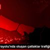 D-100 Karayolu nda oluşan çatlaklar trafiği aksattı