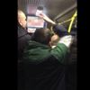Metrobüs durağında taraftar kavgası Metrobüs durağında taraftar kavgası