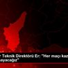 Bursaspor Teknik Direktörü Er: "Her maçı kazanmaya ...