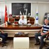 Başkan Kayda, Beşiktaşlı Halim Okta yı ağırladı Başkan Kayda, Beşiktaşlı Halim Okta yı ağırladı
