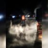 Osmaniye de tır dorsesinde yangın Osmaniye de tır dorsesinde yangın