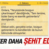 Dağlıca'da 3 asker şehit oldu