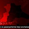 Caddelere ve pazaryerlerine kişi sınırlaması getirildi Caddelere ve pazaryerlerine kişi sınırlaması getirildi