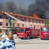 Çatı yangını korkuttu