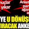 ﻿AKP'ye U dönüşü yaptıracak anket