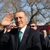 Cumhurbaşkanı Erdoğan'ı güvenlik ordusu korudu Cumhurbaşkanı Erdoğan'ı güvenlik ordusu korudu