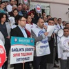 Sağlıkta şiddete hayır! Sağlıkta şiddete hayır!