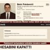 Bakan Pakdemirli o hesabını kapattı Bakan Pakdemirli o hesabını kapattı