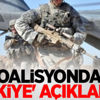 Koalisyondan 'Türkiye' açıklaması Koalisyondan 'Türkiye' açıklaması