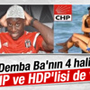 Demba Ba'nın dört hali Demba Ba'nın dört hali
