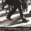 İran da 5.9 ve 4.3 büyüklüğünde 2 deprem