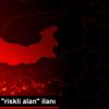 Elazığ da "riskli alan" ilanı Elazığ da "riskli alan" ilanı