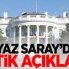 Beyaz Saray: Türk büyükelçi ile görüştük Beyaz Saray: Türk büyükelçi ile görüştük