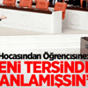Mahmut Tanal'a üniversiteyi hatırlattı