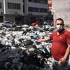 İzmir de sanayi bölgesinde çöpler, yola taştı İzmir de sanayi bölgesinde çöpler, yola taştı