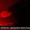 Kuaför ve berberler, gökyüzüne balon bıraktı Kuaför ve berberler, gökyüzüne balon bıraktı