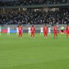 Dinamo BatumiSivasspor maçı öncesi saygı duruşu