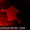 Otomobil şarampole devrildi: 1 yaralı Otomobil şarampole devrildi: 1 yaralı