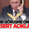 Kritik görüşme öncesi çok sert açıklama!