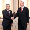 Erdoğan, Özbekistan Cumhurbaşkanı Mirziyoyev ile görüştü Erdoğan, Özbekistan Cumhurbaşkanı Mirziyoyev ile görüştü