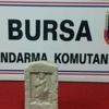 Mezarbaşı steli ele geçirildi Mezarbaşı steli ele geçirildi