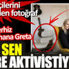 ﻿Çevre aktivisti Greta Thunberg’den destekçilerini şoke eden fotoğraf
