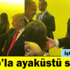 Cumhurbaşkanı Erdoğan, Trump ile ayaküstü görüştü Cumhurbaşkanı Erdoğan, Trump ile ayaküstü görüştü
