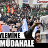 Destek eylemine gazlı müdahale!