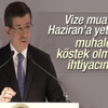 Başbakan Davutoğlu YASED resepsiyonunda konuştu
