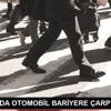 KARTAL DA OTOMOBİL BARİYERE ÇARPTI: 3 YARALI