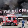 Antalya Festival Çarşısı'nda yangın Antalya Festival Çarşısı'nda yangın