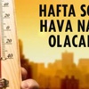 İstanbul'da hafta sonu hava nasıl olacak? İstanbul'da hafta sonu hava nasıl olacak?