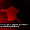 Başkentte sokağa çıkan yaşlılar görevlilerce bilgilendirilip ... Başkentte sokağa çıkan yaşlılar görevlilerce bilgilendirilip ...