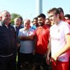 Bakan Çavuşoğlu'ndan millî takıma ziyaret
