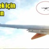 Uçağın kanadı havada dökülmeye başladı Uçağın kanadı havada dökülmeye başladı