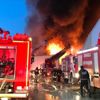 Denizli'de tekstil fabrikasında yangın