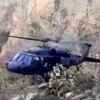 Kahraman helikopter pilotunun kayalıklardaki Mehmetçiği tek tekerle tahliyesi nefes kesti