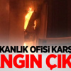 Başbakanlık Ofisi karşısında yangın