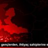 AK Partili gençlerden, ihtiyaç sahiplerine erzak
