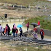 Arnavutköy'de çileli okul yolu Arnavutköy'de çileli okul yolu
