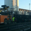 TEM'de kamyon devrildi, trafik felç TEM'de kamyon devrildi, trafik felç