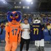 Başakşehir maskotu Roma maskotunu bekliyor