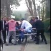 Doktorun sedye üzerine çıkarak kalp masajı yaptığı ... Doktorun sedye üzerine çıkarak kalp masajı yaptığı ...