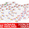 İstanbul'da sağanak yağmur etkili oluyor