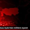 Başkan Musa Aydın dan millilere ziyaret Başkan Musa Aydın dan millilere ziyaret