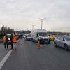 TEM Otoyolu Ankara istikametinde trafik kazası TEM Otoyolu Ankara istikametinde trafik kazası