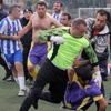 Amatör maçta tekme tokat kavga Amatör maçta tekme tokat kavga