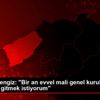 Mustafa Cengiz: Bir an önce mali genel kurulu yapıp ... Mustafa Cengiz: Bir an önce mali genel kurulu yapıp ...