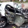 Tam 8 araç! Cadde savaş alanına döndü Tam 8 araç! Cadde savaş alanına döndü