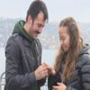 Sevgililer iki kıta arasında evet dedi